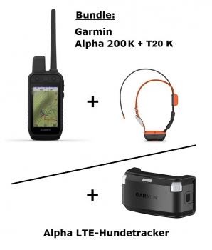 Garmin Alpha 200 K + Alpha T20 K + Alpha LTE Tracker ... SET!